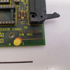 Norcontrol her 100261h i/o processor card nn-791