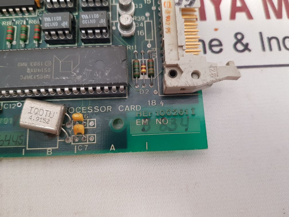 Nor Control Nn-791 I/O Processor Card Her 100261 I