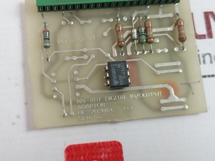 Norcontrol Nn-801 Digital In/Output Adaptor Board He220206 C 94V-0