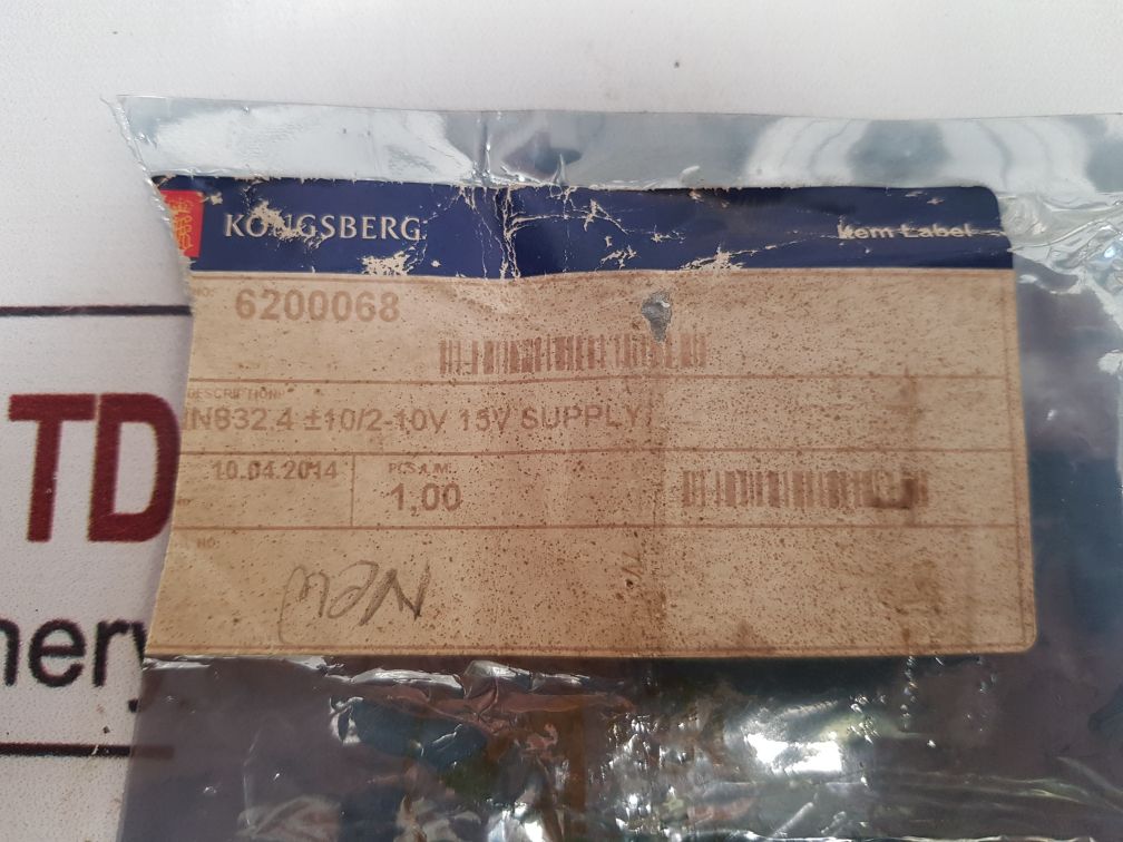 Norcontrol Nn-832.4 Analog Input Adaptor He-220293E
