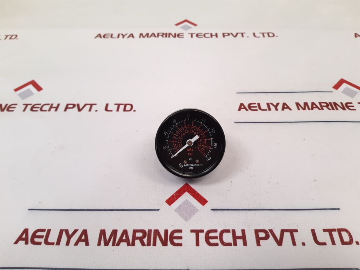 Norgren 18-013-209 Pressure Gauge 0 To 160 Psi