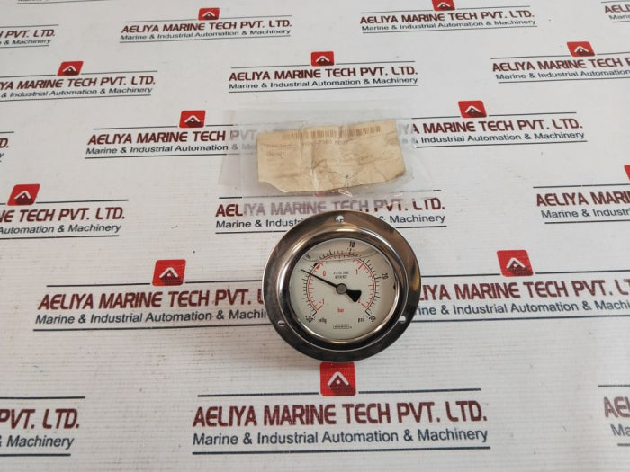 Noshok Inhg -30 To 30 Psi Pressure Gauge