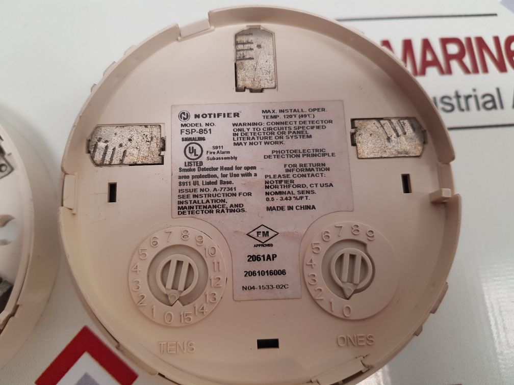 Notifier Fsp-851 Fire Alarm L00-1306-11N