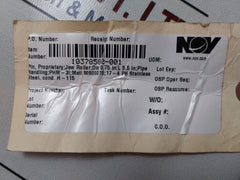 Nov 10378580-001 Jaw Roller Pin Proprietary