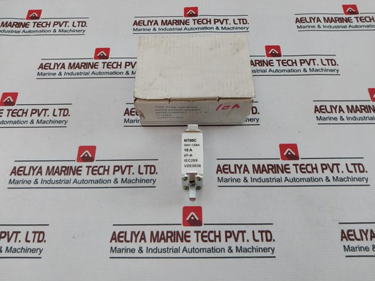 Nt00C Hrc Fuse Link 10A 500V~ 120Ka