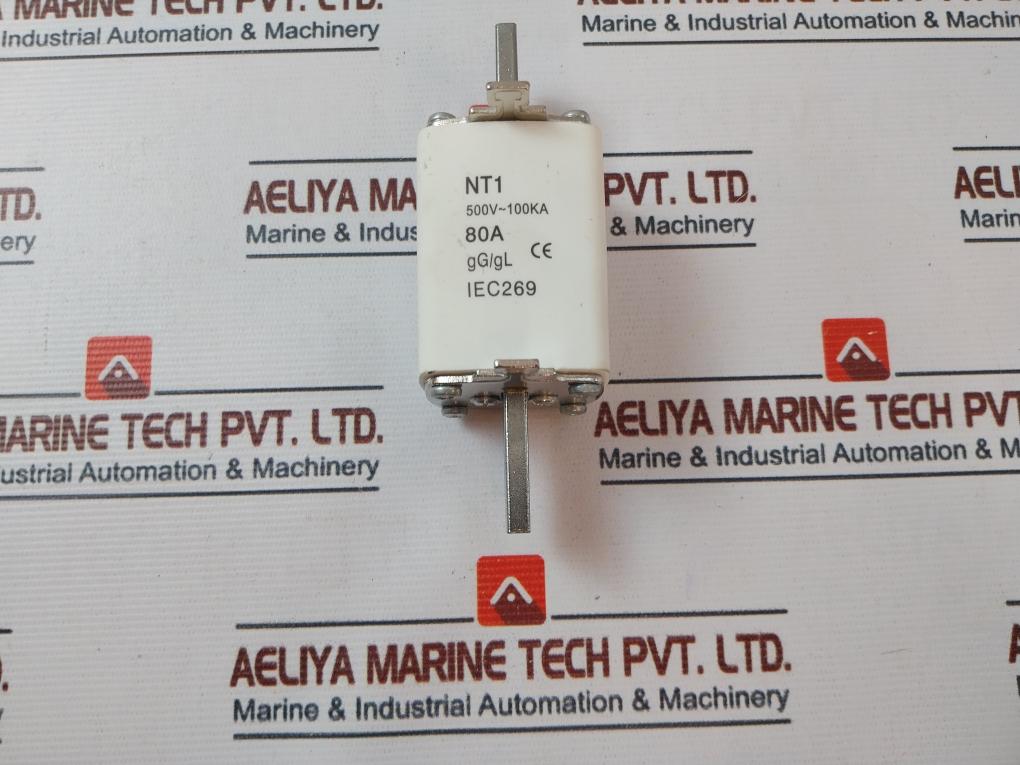 Nt1 500V~100Ka Fuse 80A Gg/Gl
