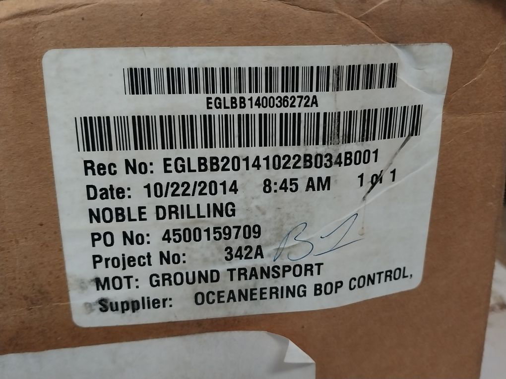 Oceaneering 0298279 CPU KVM Controller