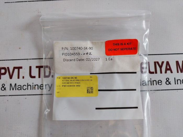 Oceaneering Kit Repair Valve Spm Normally-closed 0.5 In 3K 100755-rk