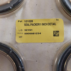 Lot of 8X Oceaneering 101028 Packer Seal 1 Inch
