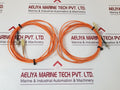 Lot of 2X Ofs ac01281-10 fiberwire optical cable