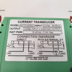 Ohio Semitronics MCT5-005E2 Current Transducer 0-5AAC 4-20mADC Output