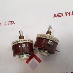 Ohmite 59789 Rheostat 200Ohm New