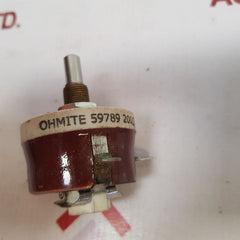 Ohmite 59789 Rheostat 200Ohm New