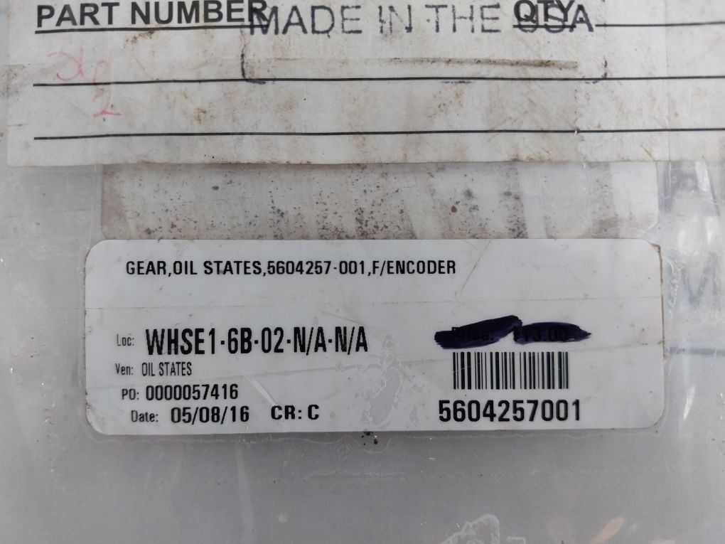 Oil states 5604257 wildcat gear