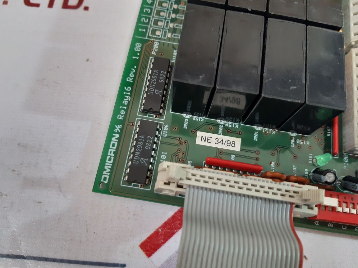 Omicron relay16 rev. 1.00 pc board