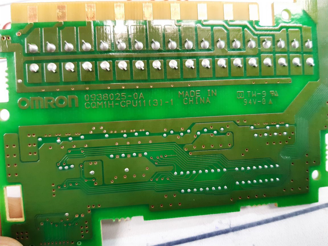 Omron 0938025-0A Pcb Card Cqm1H-cpu11(3)-1