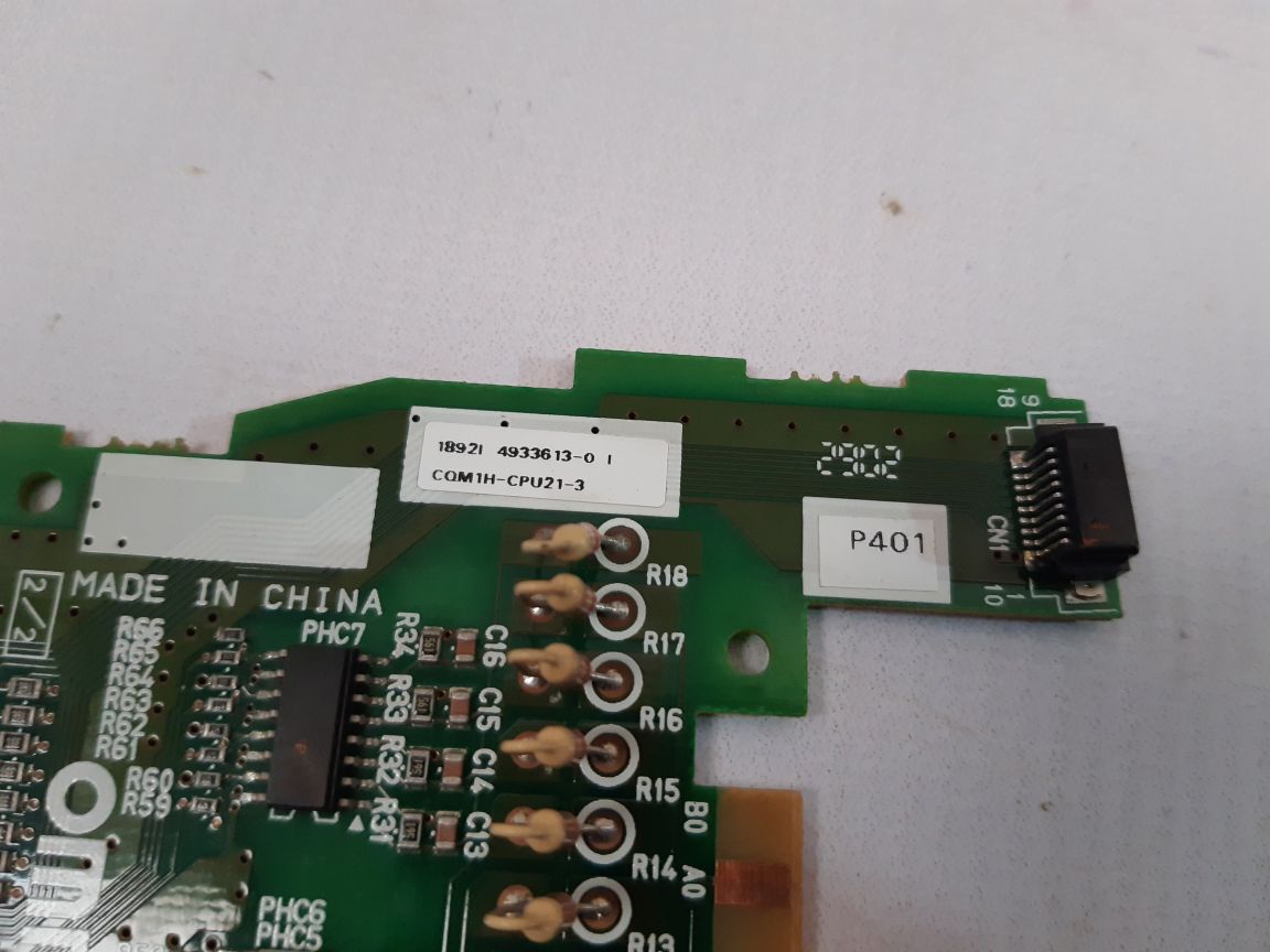 Omron 0938025-0A Pcb Card Cqm1H-cpu11(3)-1