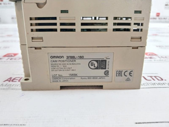 Omron 3F88L-160 Cam Positioner 100-240V Ac 50/60Hz 27Va