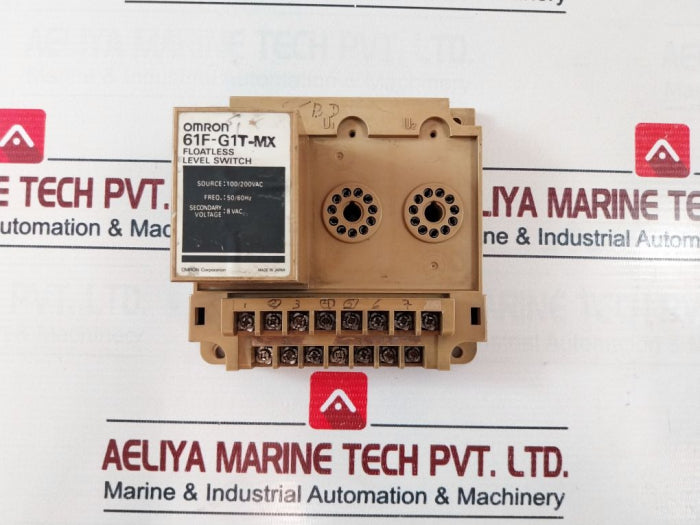 Omron 61F-g1T-mx Floatless Level Switch 100/200Vac