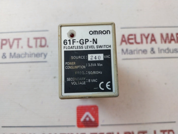 Omron 61F-gp-n Floatless Level Switch 50/60 Hz 240 Vac