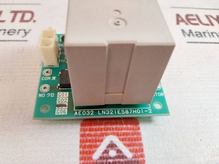 Omron Ae032 Ln321E587H01-2 Printed Circuit Board Pcb 100V Dc G7L-2A-p