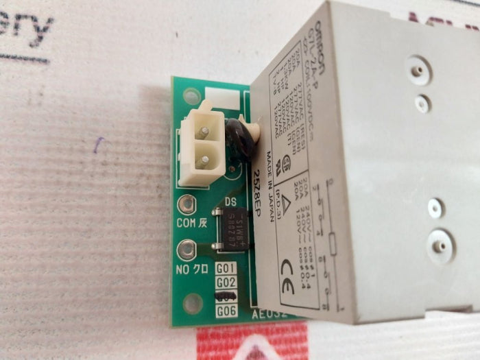 Omron Ae032 Ln321E587H01-2 Printed Circuit Board Pcb 100V Dc G7L-2A-p
