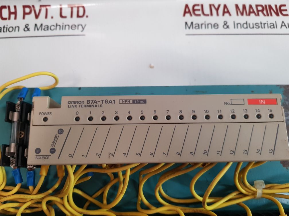 Omron B7A-T6A1 Link Terminal Block With Relay And Socket Assembly