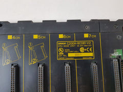 Omron C200H-bc081-v2 Cpu Base Unit Used