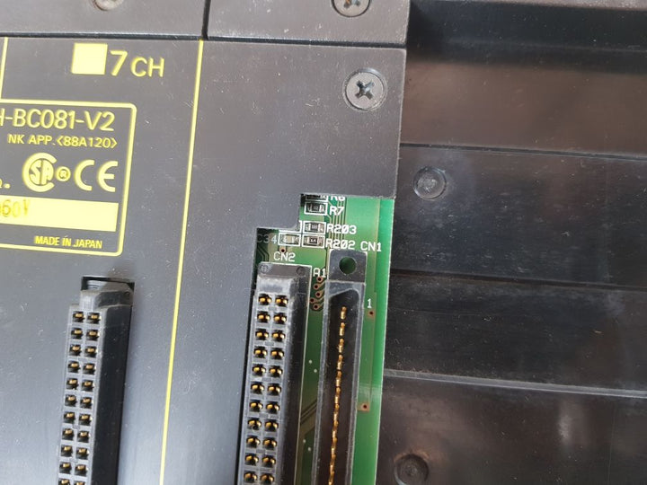 Omron C200H-bc081-v2 Cpu Base Unit Used