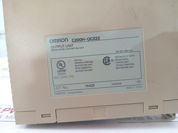Omron C200H-oc222 Digital Output Unit 250Vac/24Vdc 2A/Point