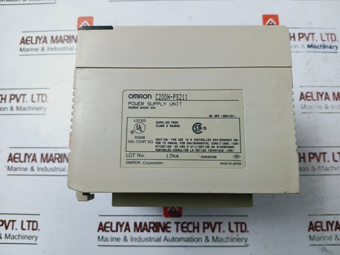 Omron C200H-ps211 Power Supply Unit For Programmable Controller 24Vdc 40W