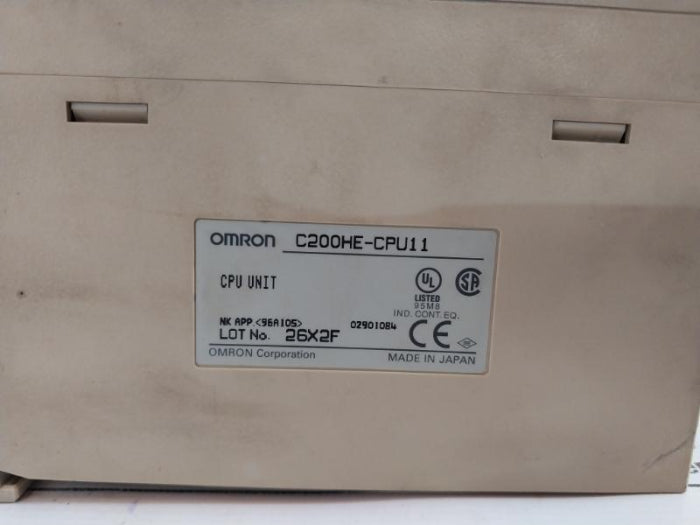 Omron C200He-cpu11 Programmable Controller Cpu Unit Sysmac C200He