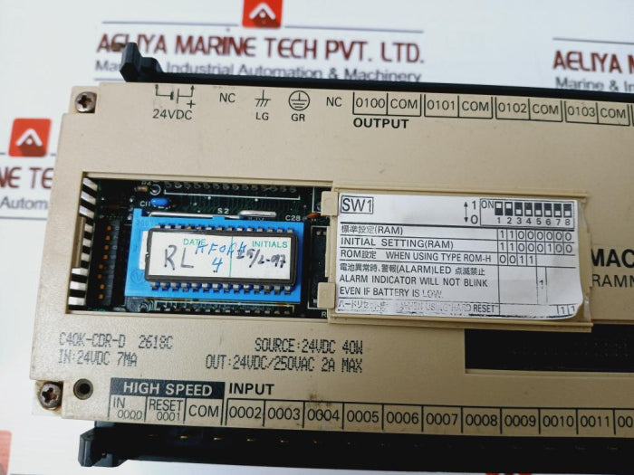 Omron C40K-cdr-d Sysmac C40K Programmable Controller 24Vdc 40W
