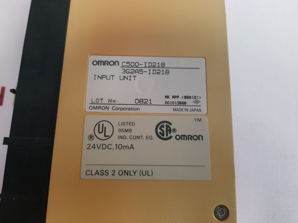 Omron C500-id218/3G2A5-id218 Input Unit 24Vdc