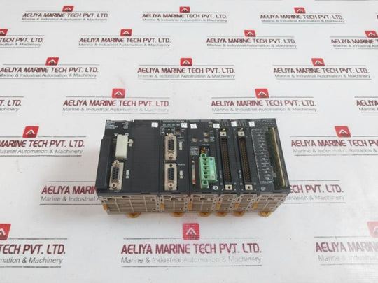 Omron CJ1G-CPU44H,CJ1W-SCU41-V1,CJ1W-DRM21,CJ1W-OD231,CJ1W-ID231,CJ1W-ID211 Programmable Controller Rack
