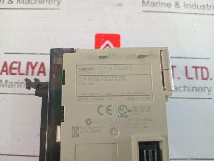 Omron Cj1W-od263 Cj-series Output Unit 24V Dc Class I Division 2, T4A