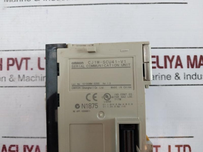 Omron Cj1W-scu41-v1 Serial Communications Unit Cj Series Ver.1.3