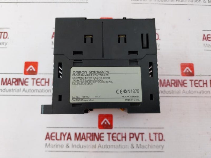Omron Cp1E-n20Dt-d Programmable Controller Module Ver 1.1 24V Dc 13W