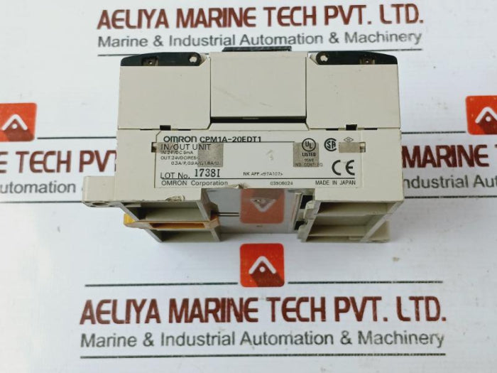 Omron Cpm1A-20Edt1 Plc In/Out Unit 24Vdc 5Ma