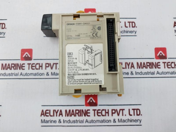 Omron Cqm1-da021 Analog Output Module (D/A Unit) 0-20Ma
