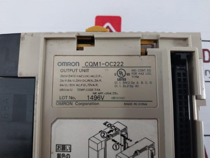 Omron Cqm1-oc222 Output Unit Module 16 Point 250V Ac T4A 960Va/U 06101001