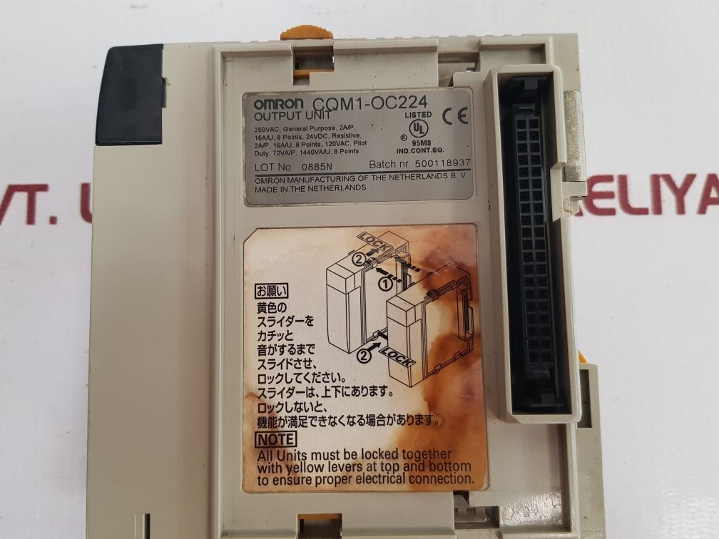 Omron cqm1-oc224 plc output module oc224