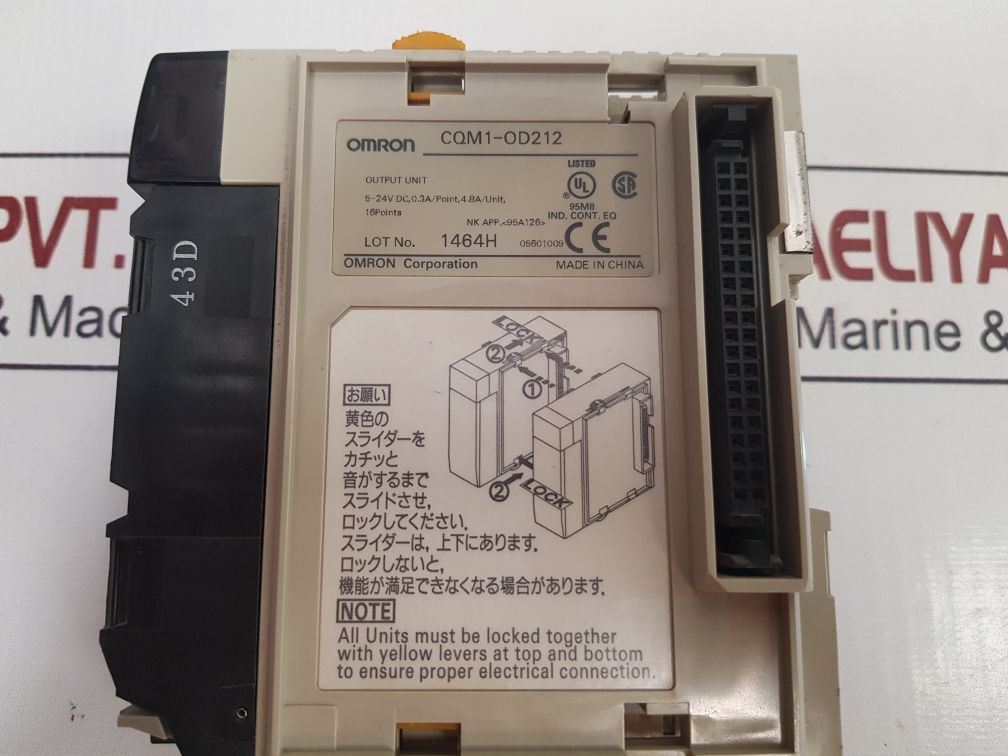 Omron Cqm1-od212 Output Unit 5-24V Dc