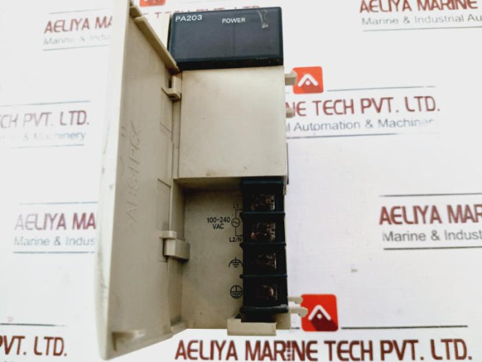 Omron Cqm1-pa203 Power Supply Unit 100-240 Vac, 50/60Hz, 60Va