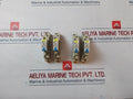 Lot of 4X Omron MAX.10A250V Relay With Socket 0236CX