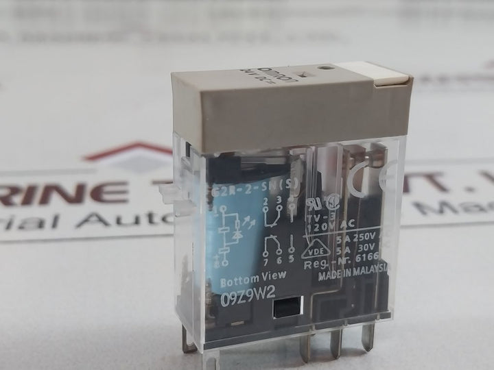 Lot Of 4X Omron G2R-2-SN (S) Power Relay 120V AC