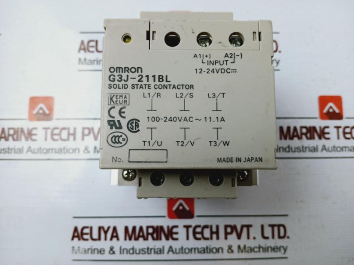 Omron G3J-211Bl Solid State Contactor 12-24 Vdc, 100-240 Vac 50/60 Hz