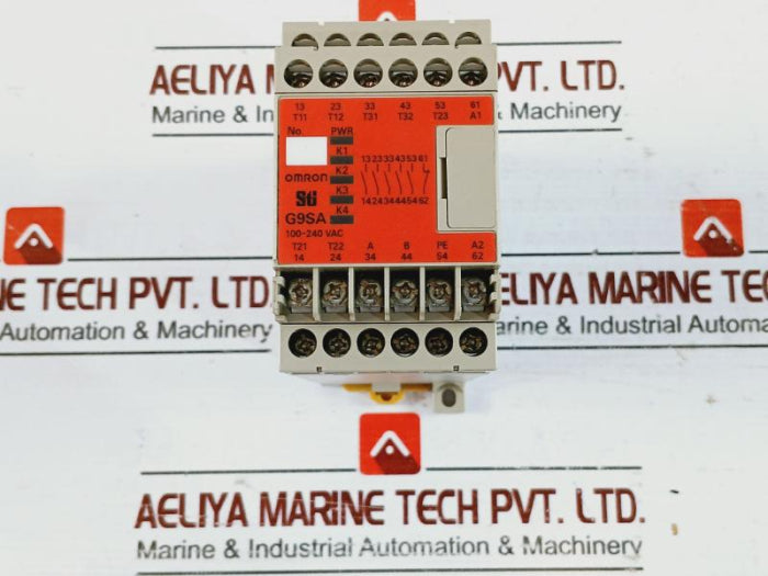 Omron G9Sa-501 Safety Relay Unit 100-240Vac 5A