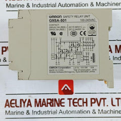 Omron G9Sa-501 Safety Relay Unit 100-240Vac 5A