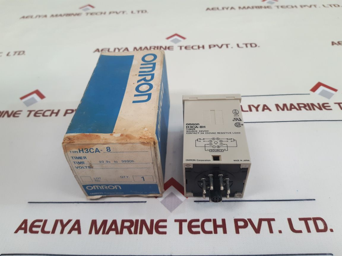 Omron H3Ca-8H Timer 99.9S To 999Oh